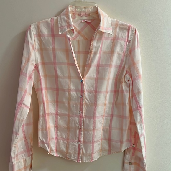 FOUNTY’S Stripe Button Down 100% Cotton Shirt - Picture 1 of 5
